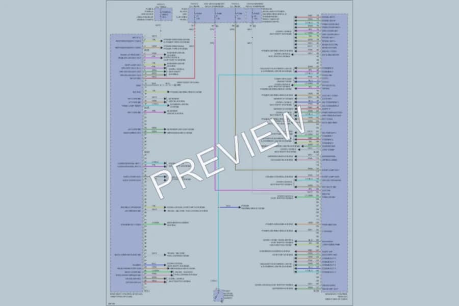 2009 Infiniti FX35 Body Control Modules wiring diagram preview