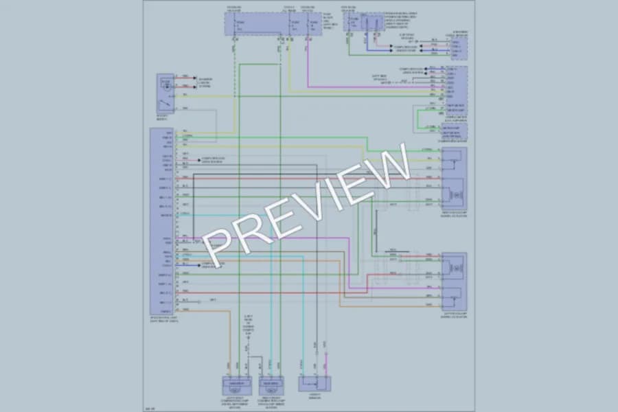 2009 Infiniti FX35 Headlights wiring diagram preview