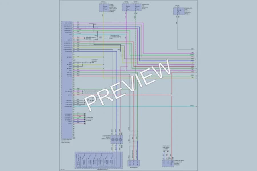 2009 Infiniti FX35 Radio wiring diagram preview