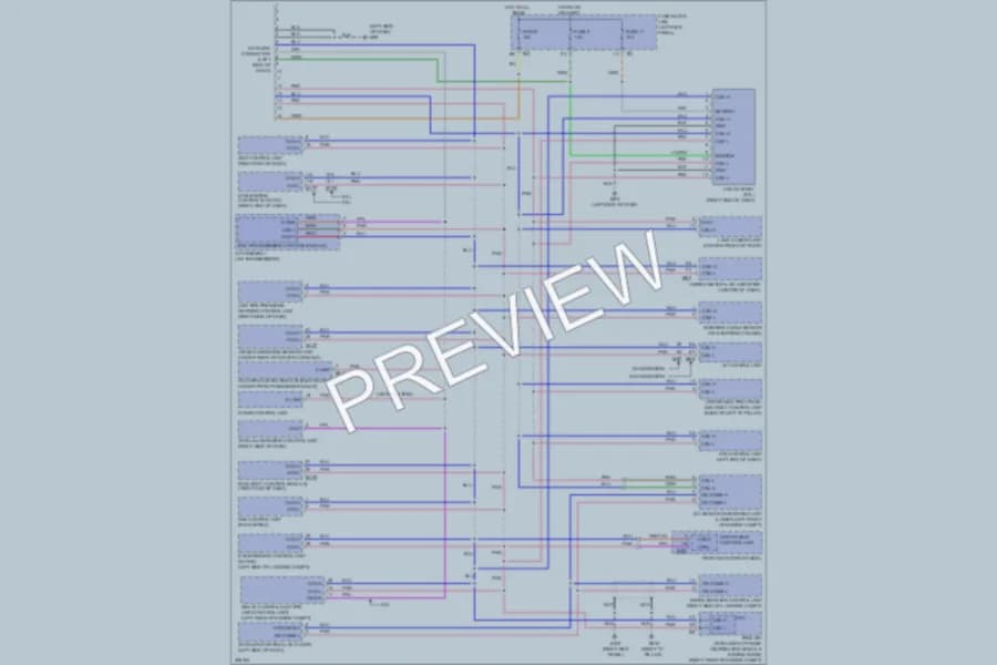 2009 Infiniti FX50 Computer Data Lines wiring diagram preview