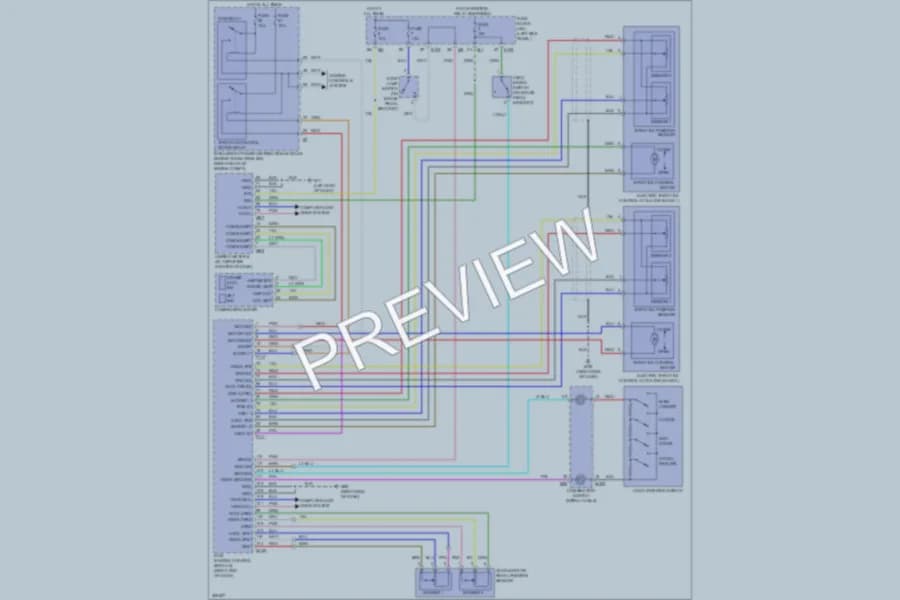 2009 Infiniti FX50 Cruise Control wiring diagram preview