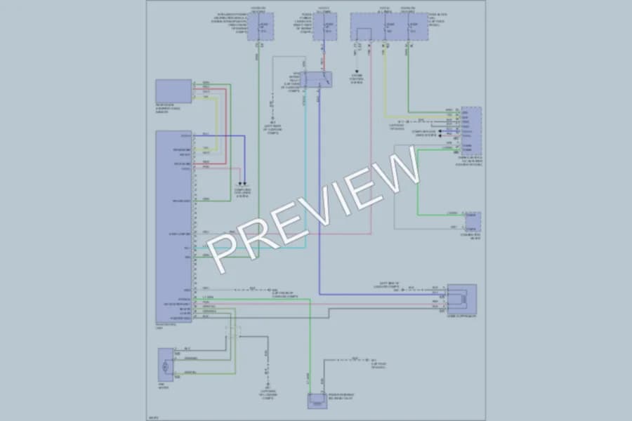 2009 Infiniti FX50 Electronic Power Steering wiring diagram preview