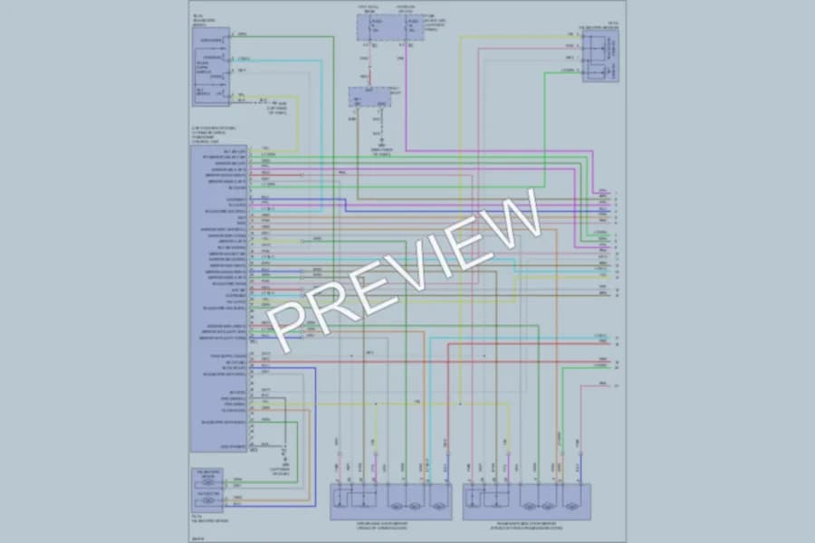 2009 Infiniti FX50 Memory Systems wiring diagram preview
