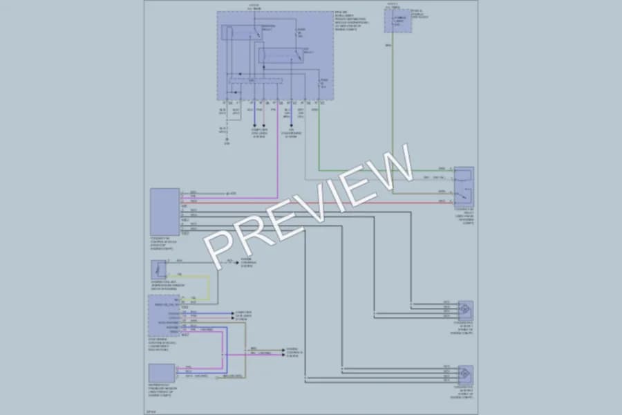 2009 Infiniti G37 Cooling Fan wiring diagram preview