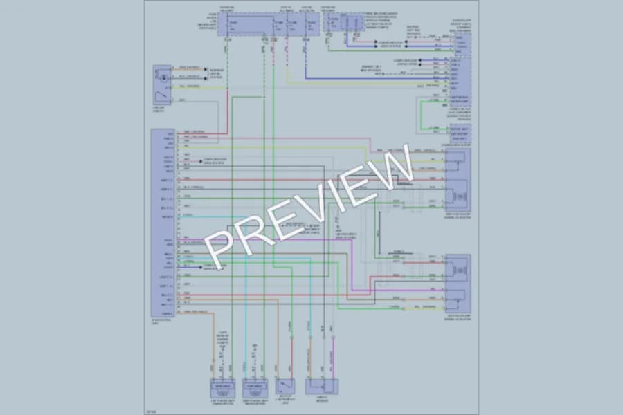 2009 Infiniti G37 Headlights wiring diagram preview