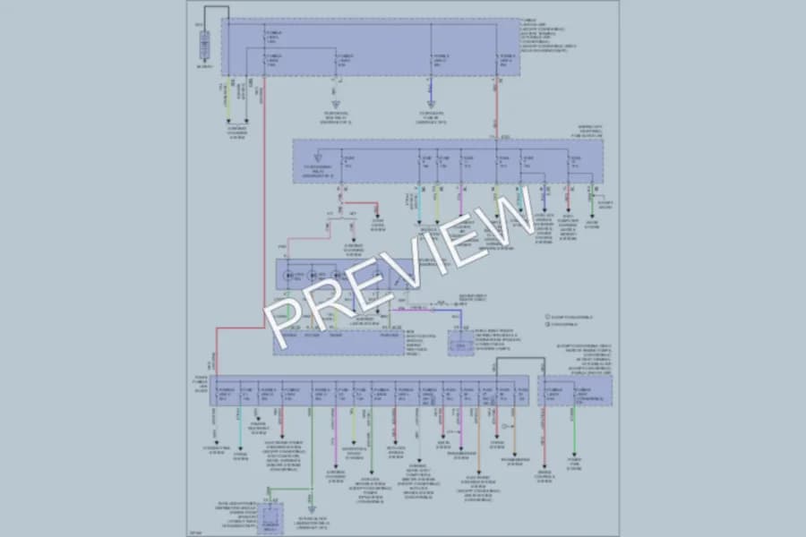 2009 Infiniti G37 Power Distribution wiring diagram preview