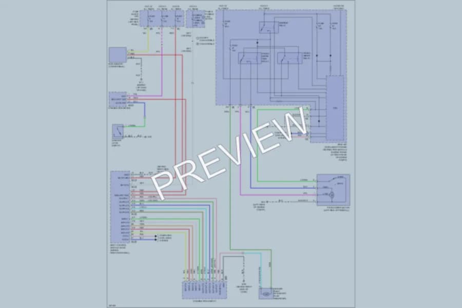 2009 Infiniti G37 Wiper Washer wiring diagram preview