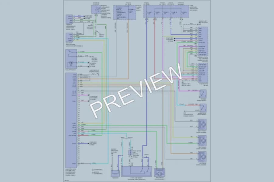2009 Infiniti G37x Anti Lock Brakes wiring diagram preview