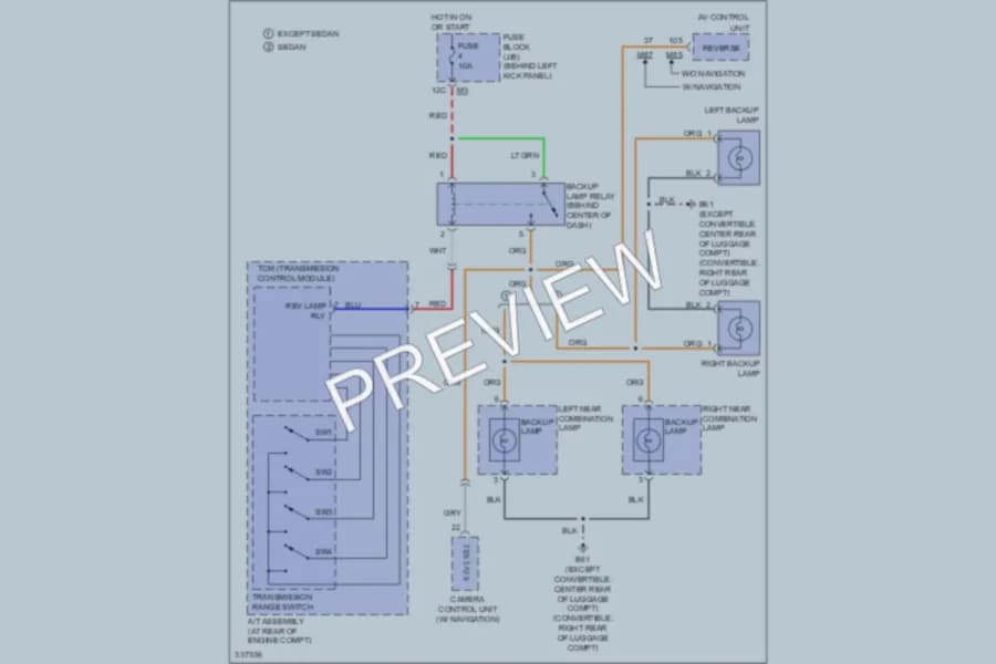 2009 Infiniti G37x Exterior Lights wiring diagram preview