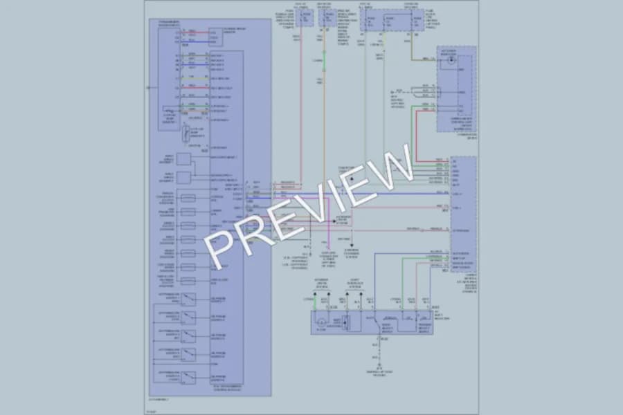 2009 Infiniti M35 Transmission wiring diagram preview