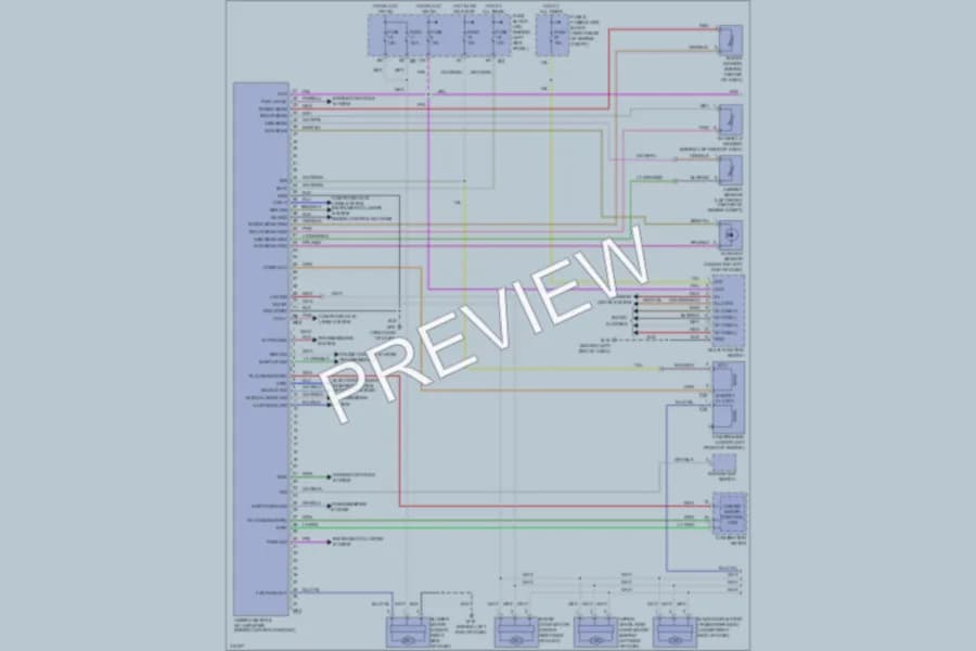 2009 Infiniti M35x Air Conditioning wiring diagram preview