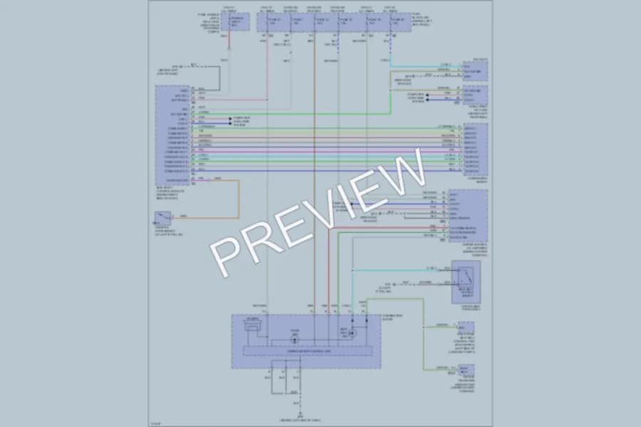 2009 Infiniti M35x Warning Systems wiring diagram preview