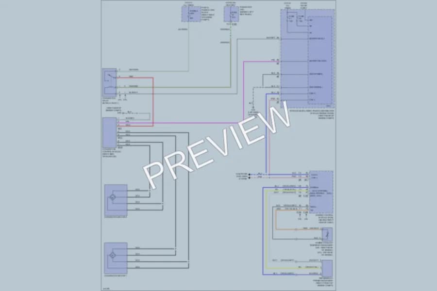 2009 Infiniti M45 Cooling Fan wiring diagram preview