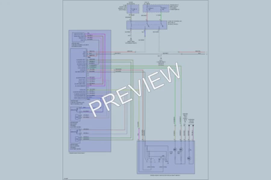 2009 Infiniti M45 Power Seats wiring diagram preview