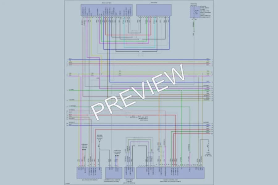 2009 Infiniti M45 Radio wiring diagram preview