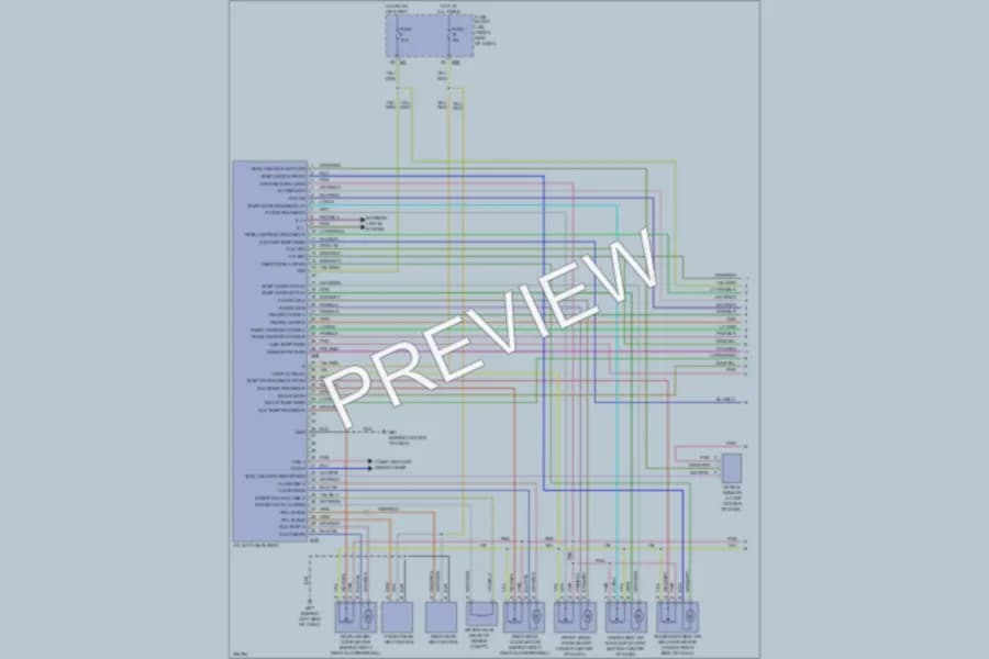 2009 Infiniti QX56 Air Conditioning wiring diagram preview