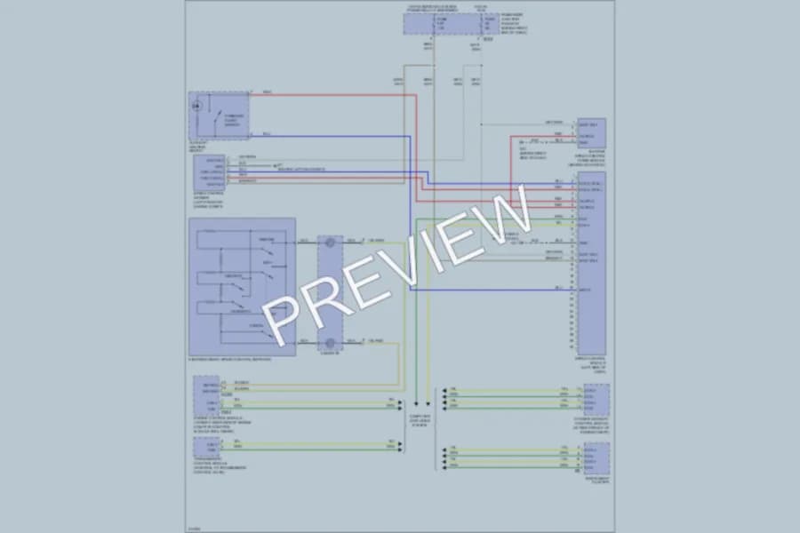 2009 Jaguar VandenPlas Cruise Control wiring diagram preview