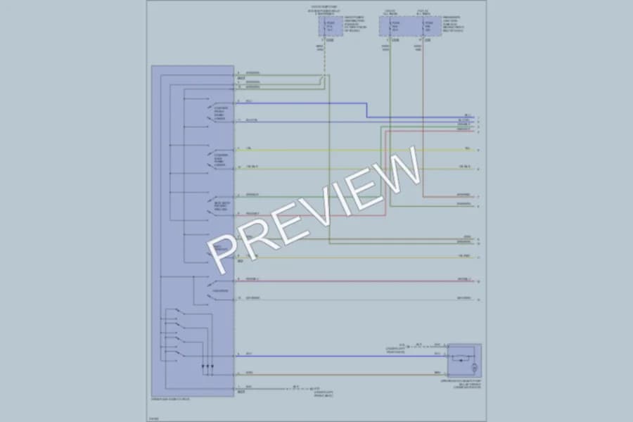 2009 Jaguar VandenPlas Memory Systems wiring diagram preview