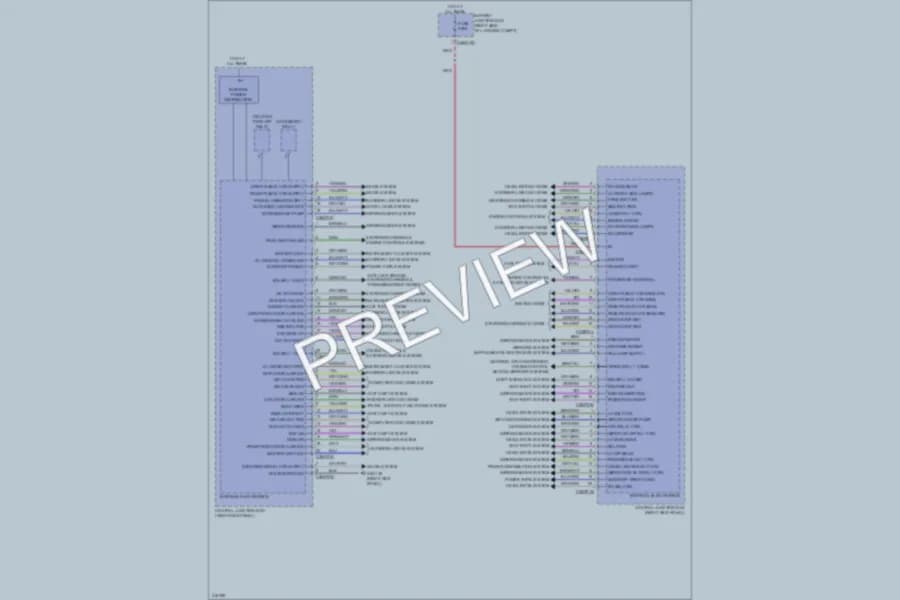 2009 Jaguar XF Body Control Modules wiring diagram preview