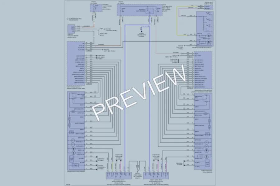 2009 Jaguar XF Memory Systems wiring diagram preview