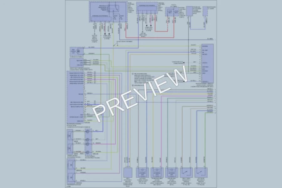 2009 Jaguar XF Supplemental Restraints wiring diagram preview