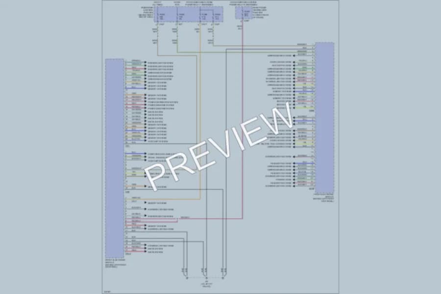 2009 Jaguar XJ8 Body Control Modules wiring diagram preview