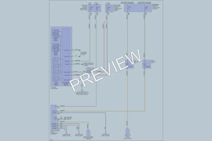 2009 Jaguar XJSuper Exterior Lights wiring diagram preview