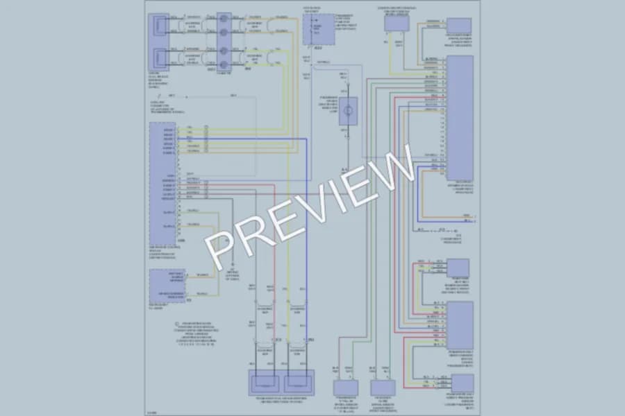 2009 Jaguar XJSuper Supplemental Restraints wiring diagram preview
