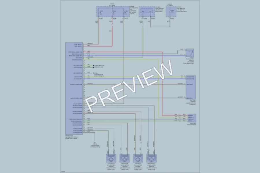 2009 Jaguar XKR Anti Lock Brakes wiring diagram preview
