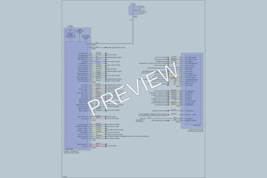 2009 Jaguar XKR Body Control Modules wiring diagram preview