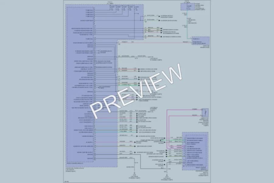 2009 Jeep Commander Body Control Modules wiring diagram preview