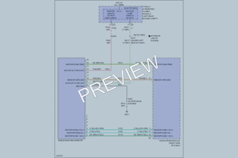 2009 Jeep Compass Power Mirrors wiring diagram preview