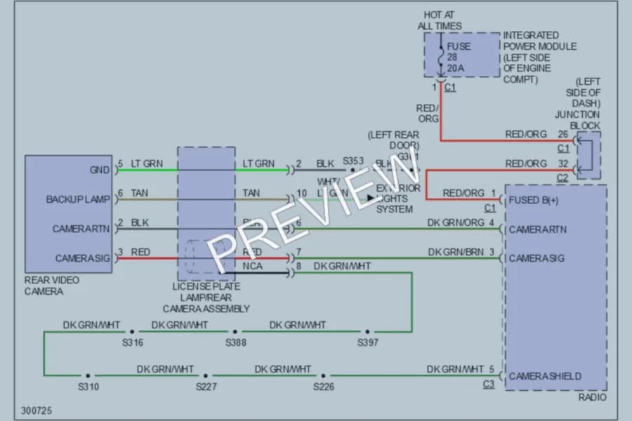 2009 Jeep GrandCherokee Navigation wiring diagram preview