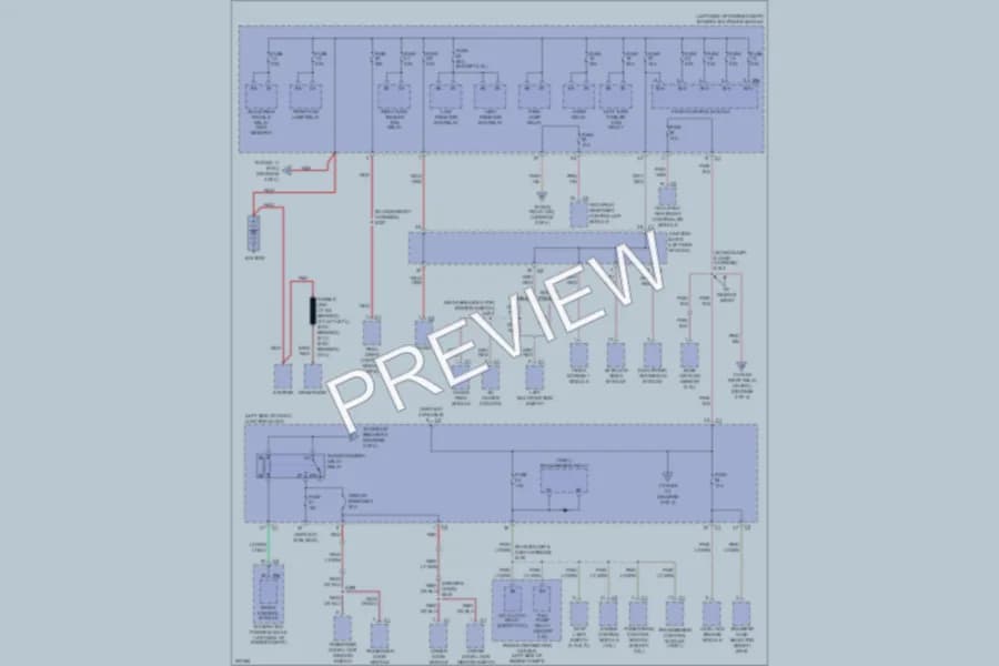 2009 Jeep GrandCherokee Power Distribution wiring diagram preview