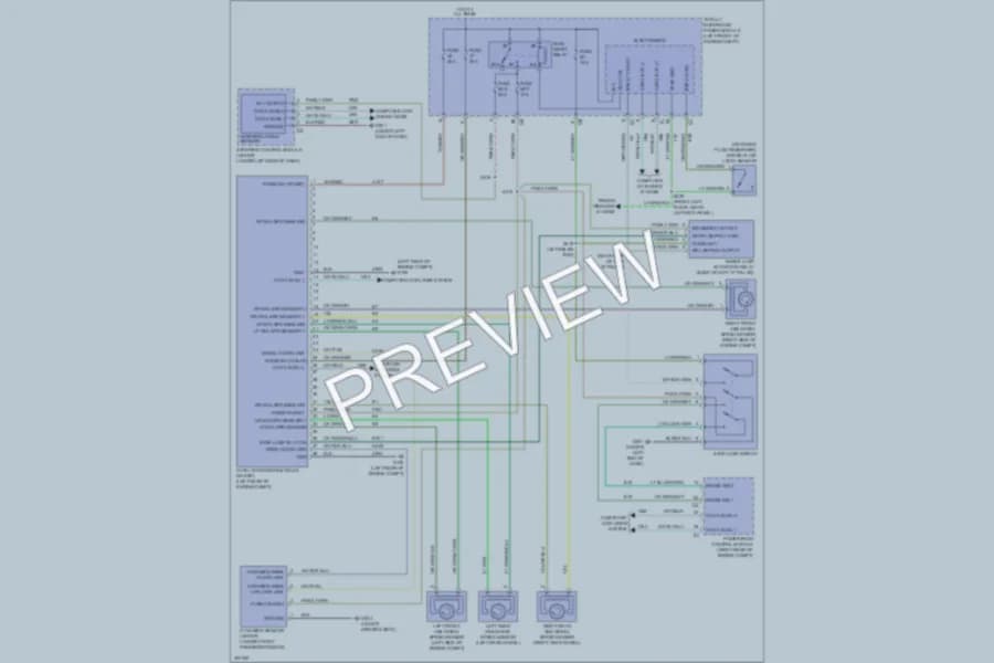 2009 Jeep Liberty Anti Lock Brakes wiring diagram preview