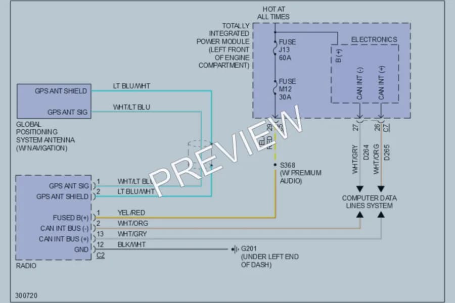 2009 Jeep Liberty Navigation wiring diagram preview