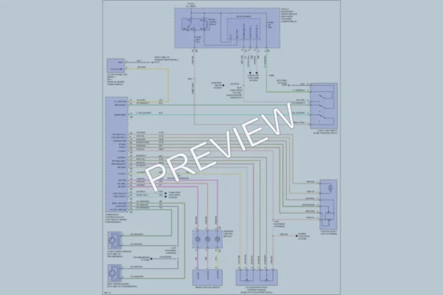 2009 Jeep Wrangler Cruise Control wiring diagram preview