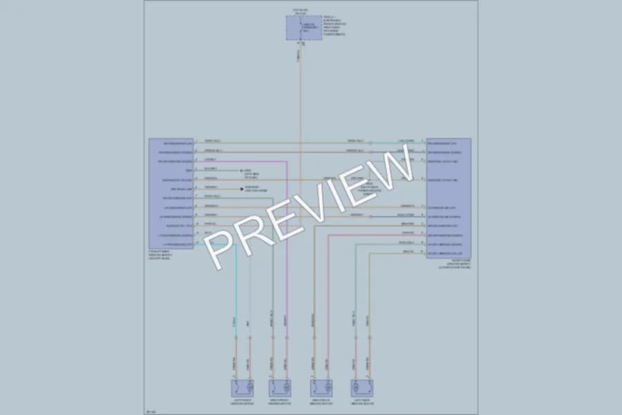 2009 Jeep Wrangler Power Windows wiring diagram preview