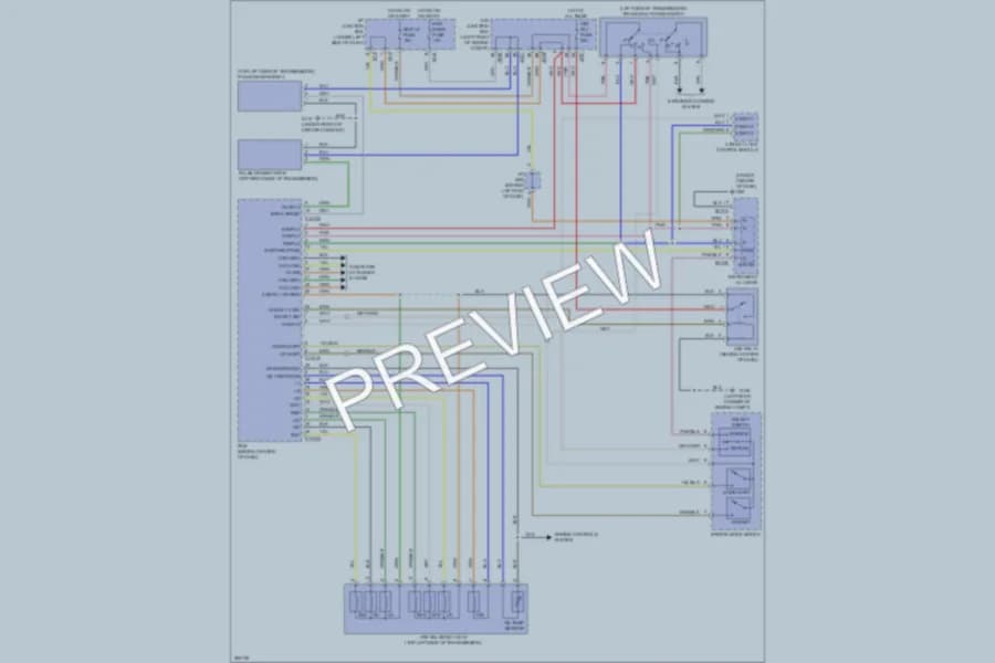 2009 Kia Amanti Transmission wiring diagram preview
