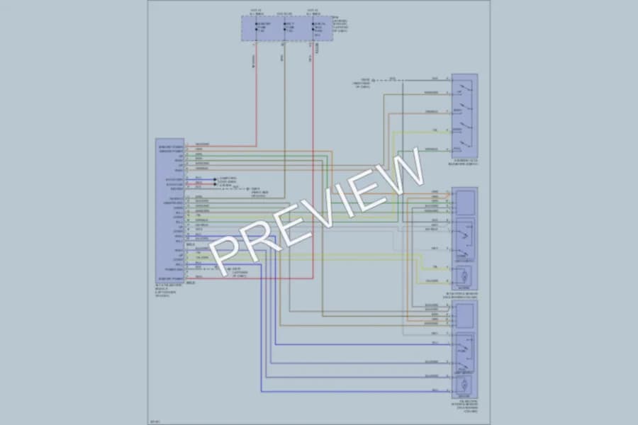 2009 Kia Borrego Electronic Power Steering wiring diagram preview