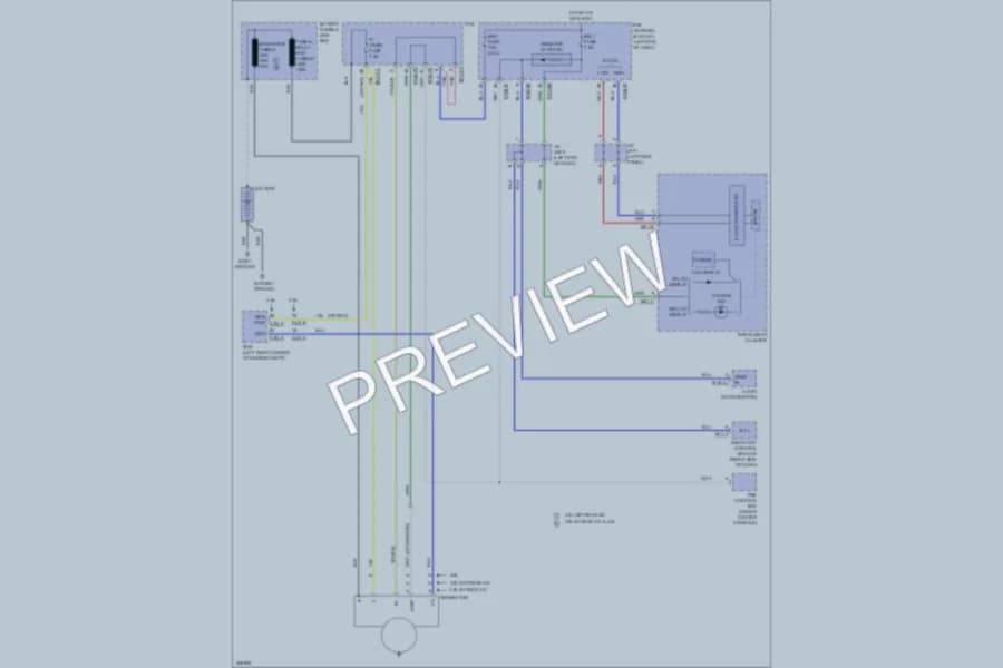 2009 Kia Borrego Starting Charging wiring diagram preview