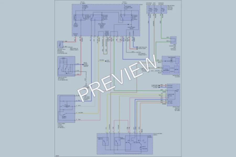 2009 Kia Borrego Wiper Washer wiring diagram preview
