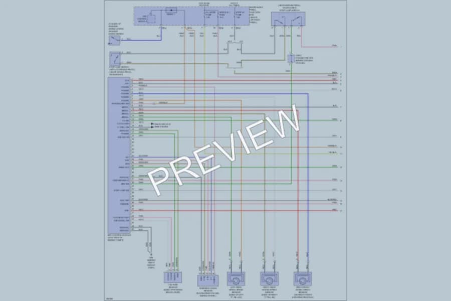 2009 Kia Optima Anti Lock Brakes wiring diagram preview