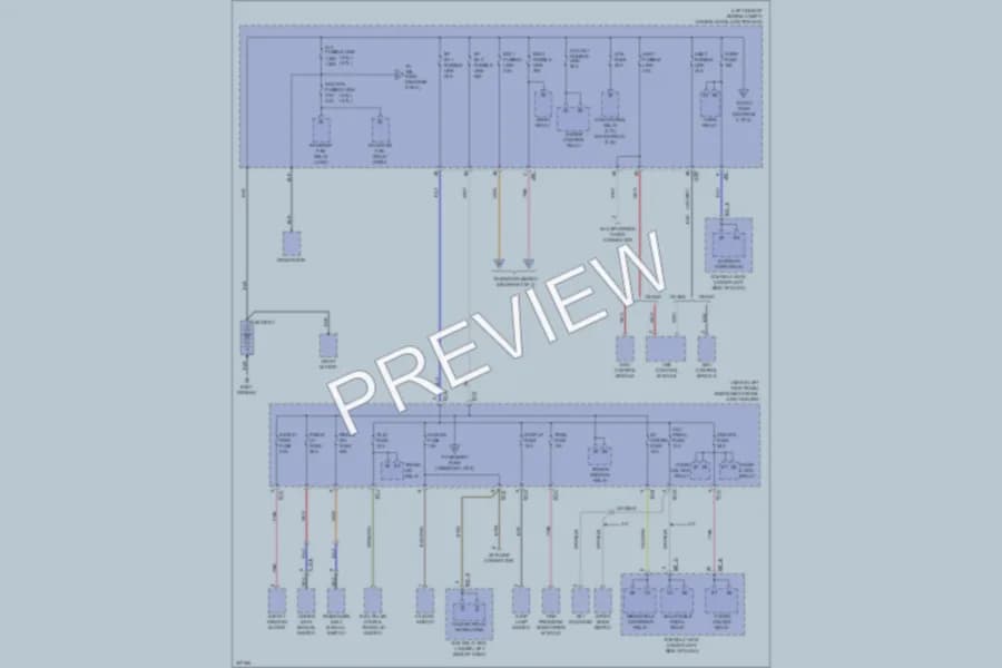 2009 Kia Optima Power Distribution wiring diagram preview