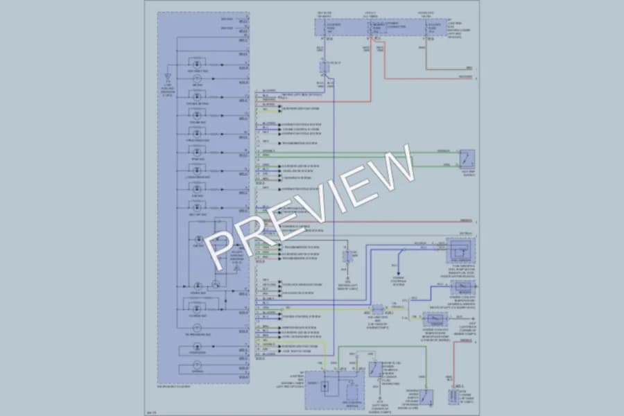 2009 Kia Rondo Instrument Cluster wiring diagram preview