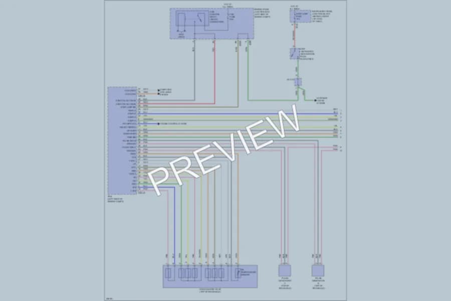2009 Kia Rondo Transmission wiring diagram preview