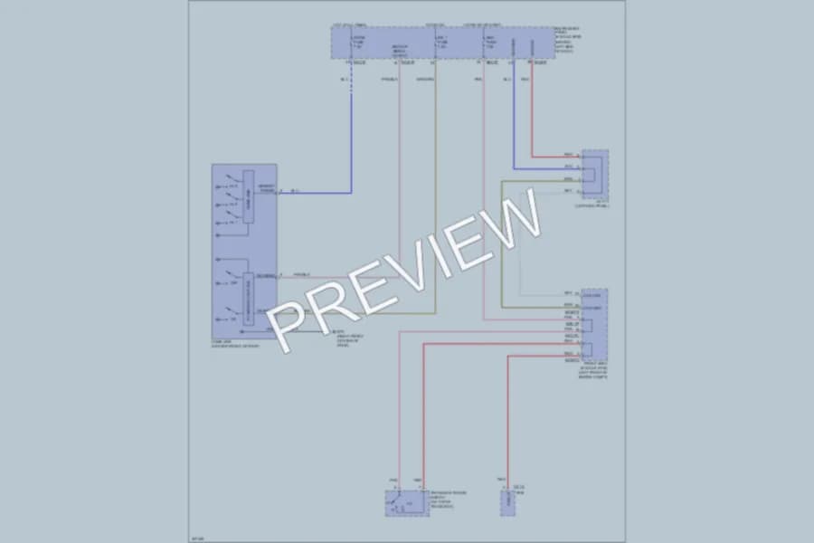 2009 Kia Sedona Power Mirrors wiring diagram preview
