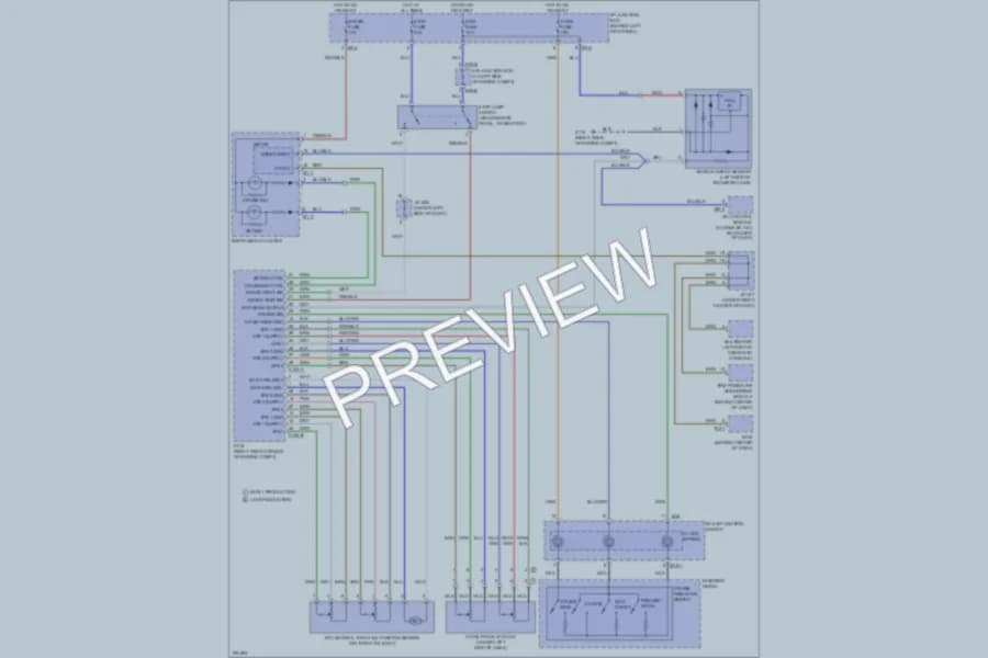 2009 Kia Sorento Cruise Control wiring diagram preview
