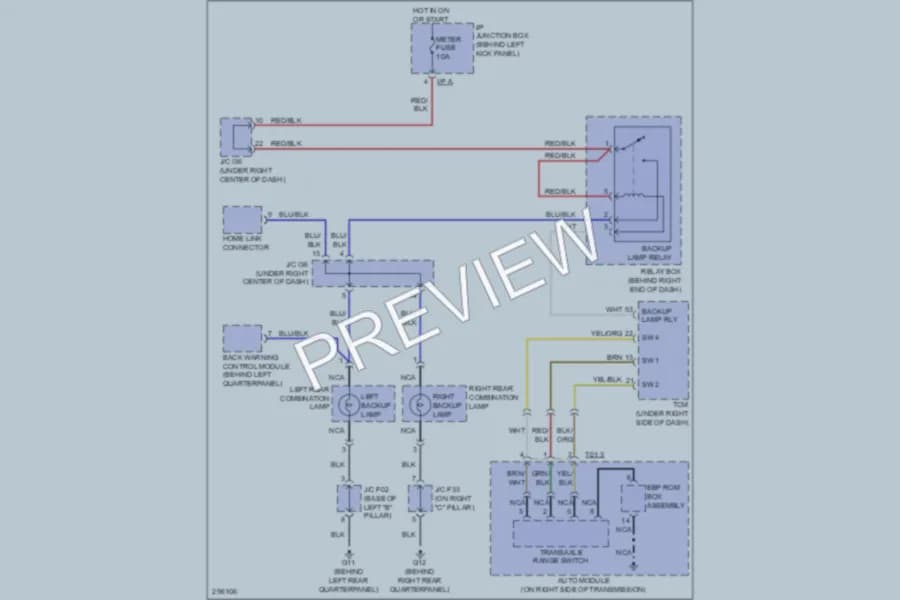 2009 Kia Sorento Exterior Lights wiring diagram preview