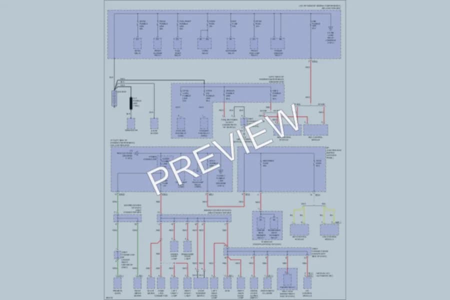2009 Kia Sorento Power Distribution wiring diagram preview